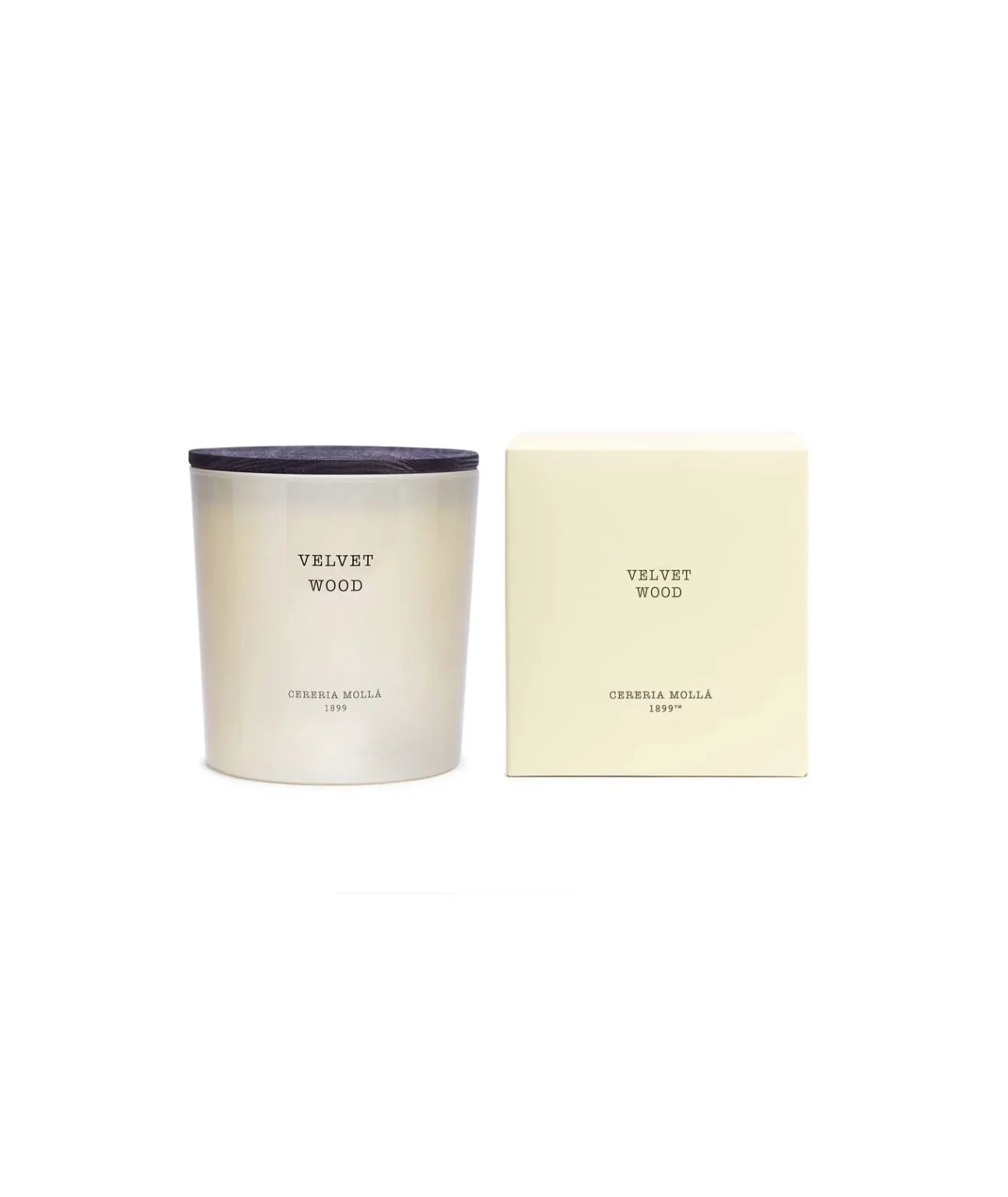 Velvet Wood свещ детайл